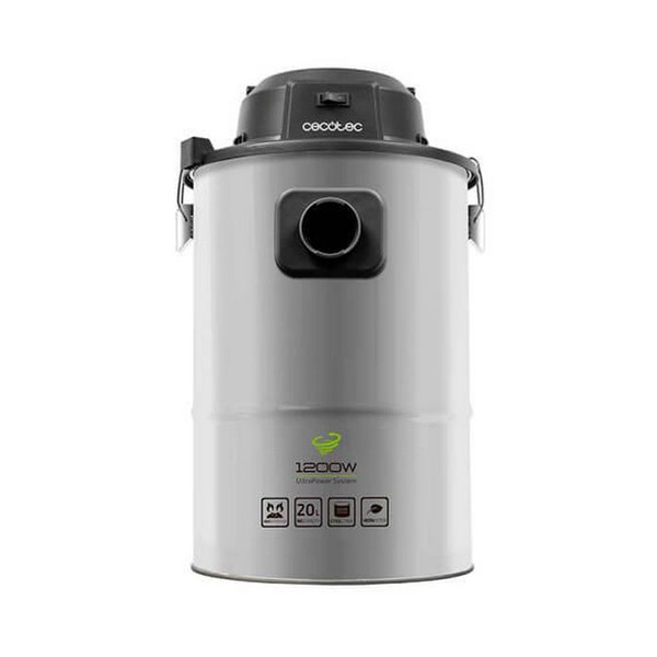 Askestøvsuger Cecotec Conga PowerAsh 1200 20 L 1200W Rustfrit stål Billede af Askestøvsuger Cecotec Conga PowerAsh 1200 20 L 1200W Rustfrit stål