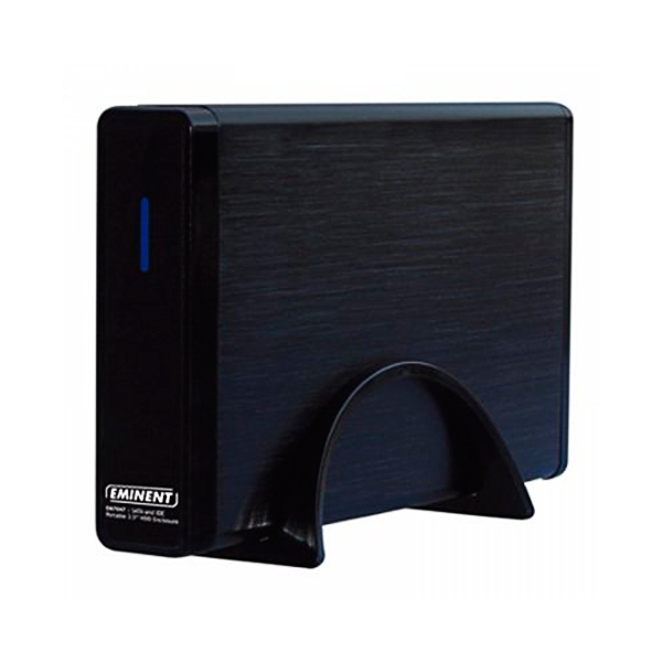 Ekstern Boks Eminent EW7047 2.5" - 3.5" IDE / SATA USB 2.0 Sort Billede af Ekstern Boks Eminent EW7047 2.5" - 3.5" IDE / SATA USB 2.0 Sort