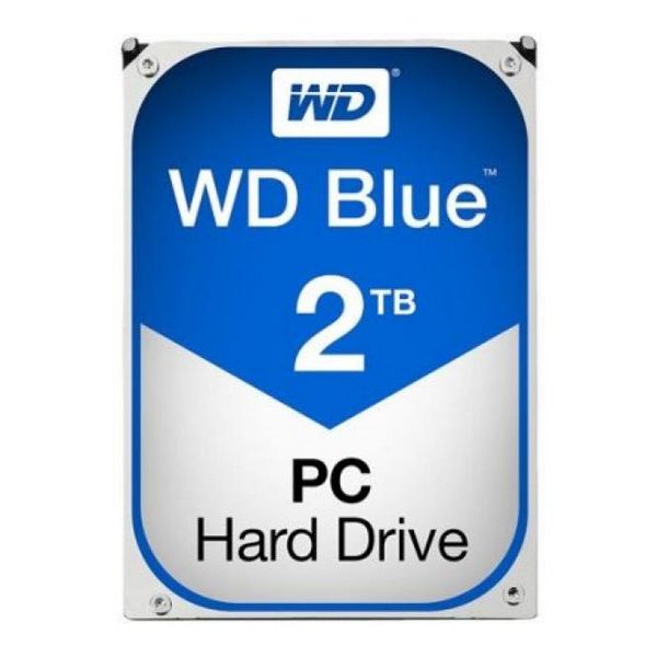 Harddisk Western Digital Blue WD20EZRZ 3.5" 2 TB Sata III 5400 rpm Buffer 64 MB Billede af Harddisk Western Digital Blue WD20EZRZ 3.5" 2 TB Sata III 5400 rpm Buffer 64 MB