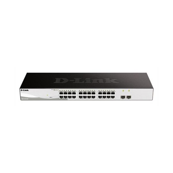 Kontakt til netværket med kontaktskab D-Link DGS-1210-26 24 x RJ45 2 x SFP Billede af Kontakt til netværket med kontaktskab D-Link DGS-1210-26 24 x RJ45 2 x SFP