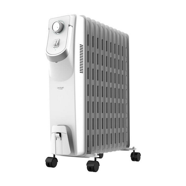 Olieradiator (11 kamre) Cecotec Ready Warm 5850 Space 360º 2500W Hvid Billede af Olieradiator (11 kamre) Cecotec Ready Warm 5850 Space 360º 2500W Hvid
