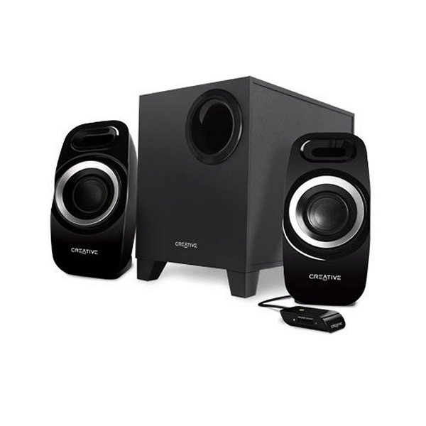 PC-højttalere Creative Technology T3300 51MF0415AA000 2.1 27W 75 DB Sort Billede af PC-højttalere Creative Technology T3300 51MF0415AA000 2.1 27W 75 DB Sort