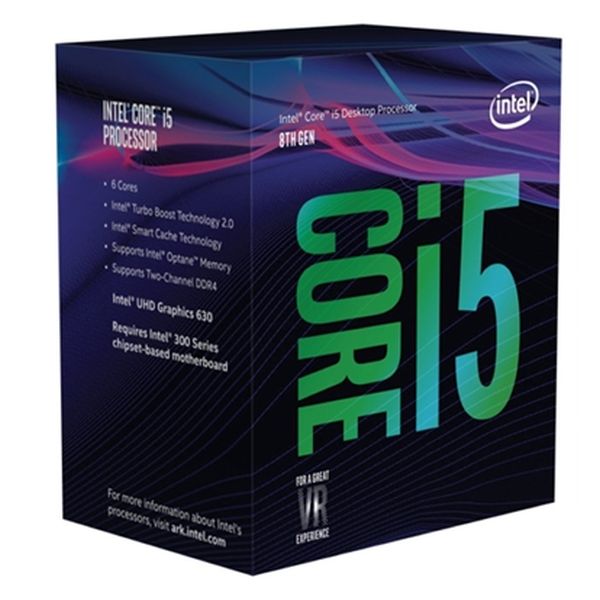 Processor Intel Intel® Core⢠i5-8400 Processor BX80684I58400 Intel Core i5 8400 2,8 Ghz 9 MB LGA 1151 BOX Billede af Processor Intel Intel® Core⢠i5-8400 Processor BX80684I58400 Intel Core i5 8400 2,8 Ghz 9 MB LGA 1151 BOX