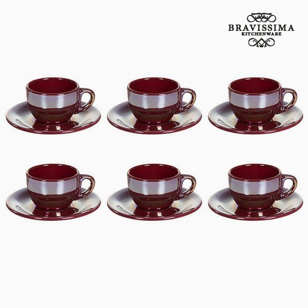 Tea set China crockery Bourgogne (12 pcs) - Kitchens Deco Samling by Bravissima Kitchen Billede af Tea set China crockery Bourgogne (12 pcs) - Kitchens Deco Samling by Bravissima Kitchen